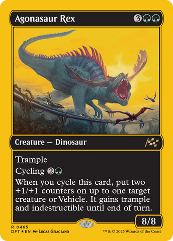 Agonasaur Rex (First-Place Foil) [Aetherdrift] - The Mythic Store | 24h Order Processing
