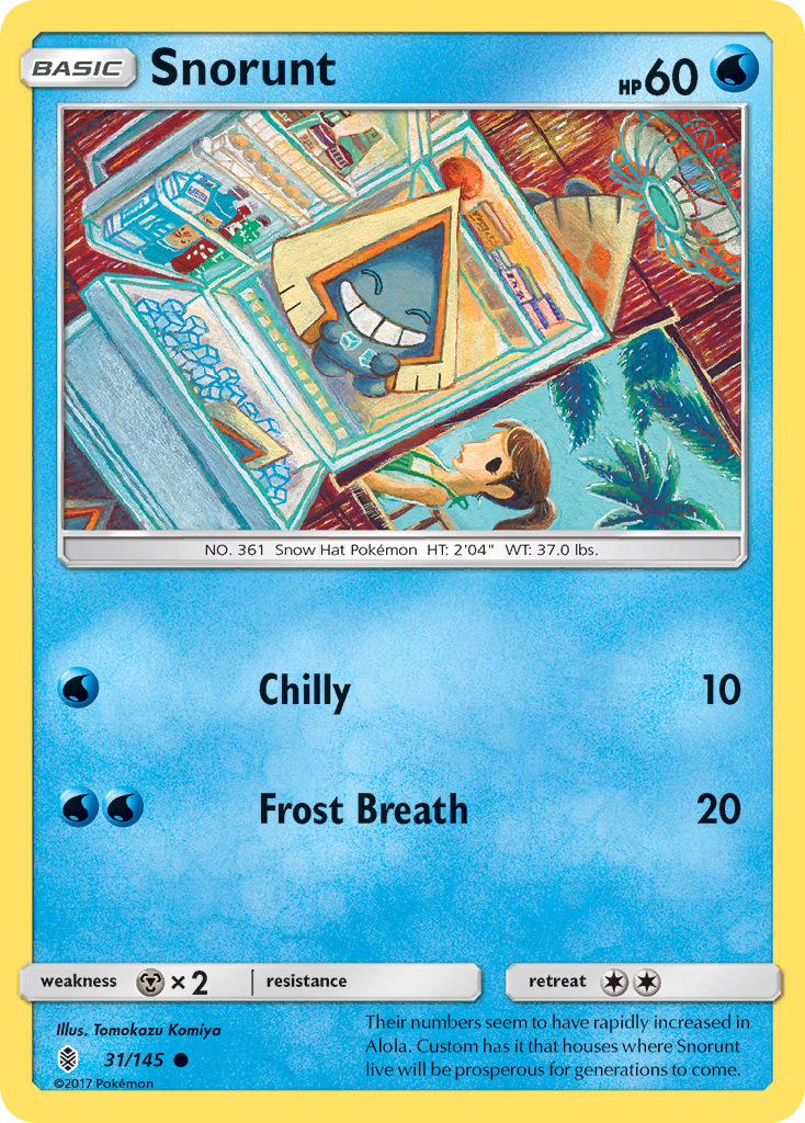 Snorunt (31/145) [Sun & Moon: Guardians Rising] - The Mythic Store | 24h Order Processing