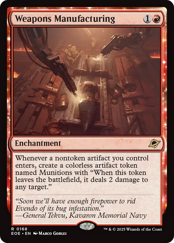 Weapons Manufacturing [Edge of Eternities] - The Mythic Store | 24h Order Processing