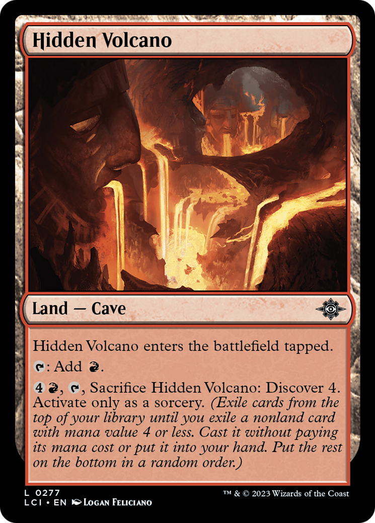 Hidden Volcano [The Lost Caverns of Ixalan] - The Mythic Store | 24h Order Processing