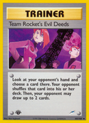 Team Rocket's Evil Deeds (103/105) [Neo Destiny 1st Edition] - The Mythic Store | 24h Order Processing