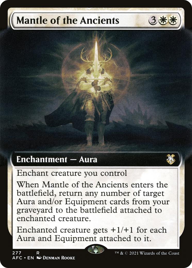 Mantle of the Ancients (Extended Art) [Dungeons & Dragons: Adventures in the Forgotten Realms Commander] - The Mythic Store | 24h Order Processing