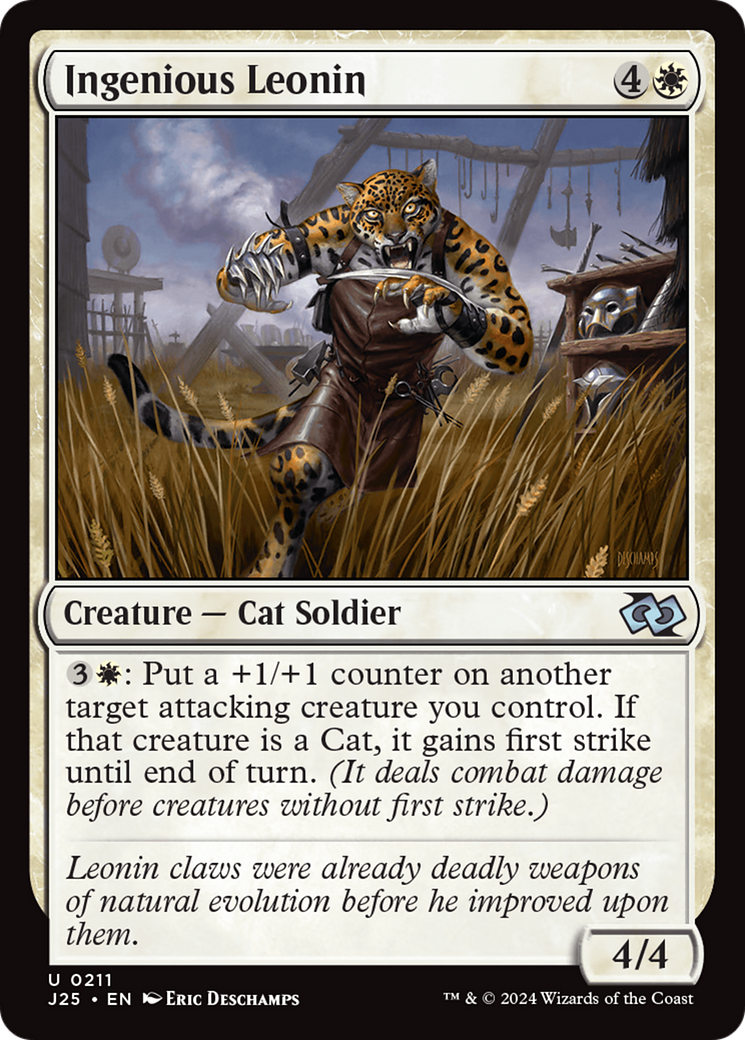 Ingenious Leonin [Foundations Jumpstart] - The Mythic Store | 24h Order Processing