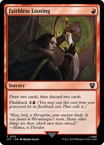 Faithless Looting [The Lord of the Rings: Tales of Middle-Earth Commander] - The Mythic Store | 24h Order Processing