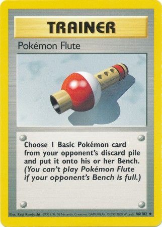 Pokemon Flute (86/102) [Base Set Unlimited] - The Mythic Store | 24h Order Processing