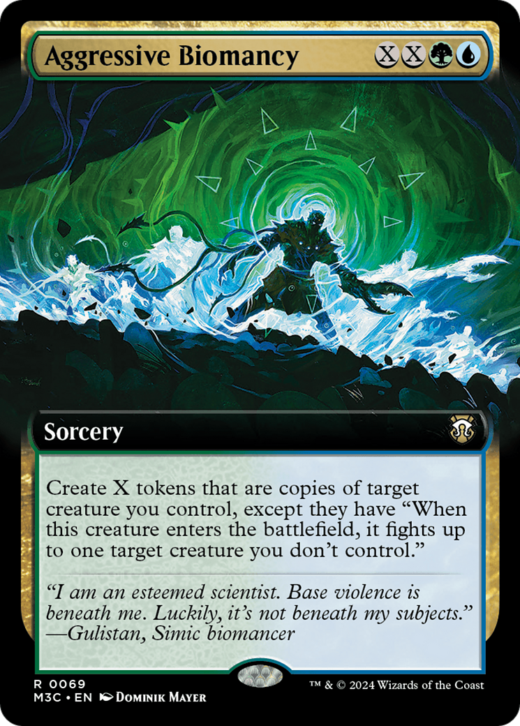 Aggressive Biomancy (Extended Art) [Modern Horizons 3 Commander] - The Mythic Store | 24h Order Processing