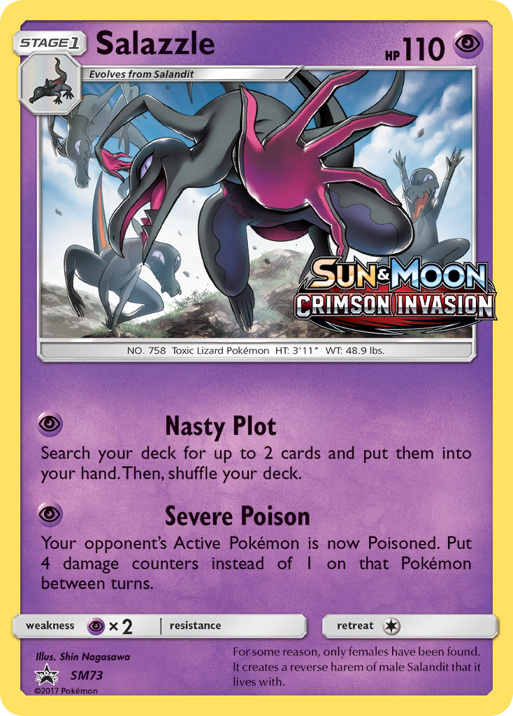 Salazzle (SM73) [Sun & Moon: Black Star Promos] - The Mythic Store | 24h Order Processing