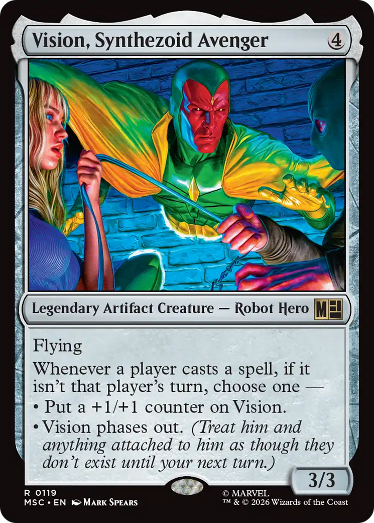 Vision, Synthezoid Avenger [Marvel Super Heroes Commander] - The Mythic Store | 24h Order Processing