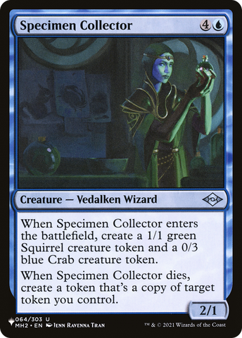 Specimen Collector [The List] - The Mythic Store | 24h Order Processing