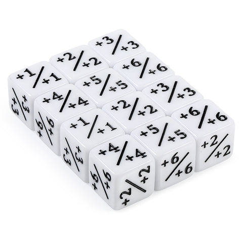 Positive Dice Counters (12pcs) - The Mythic Store | 24h Order Processing