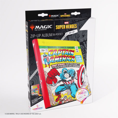 MTG Marvel Super Heroes - Zip-Up Album 18-pkt - The Mythic Store | 24h Order Processing
