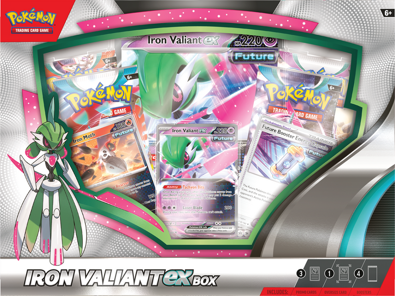 Pokemon Roaring Moon/Iron Valiant EX Box - The Mythic Store | 24h Order Processing