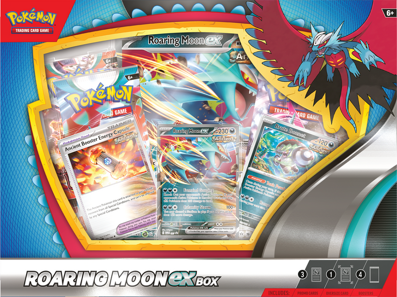 Pokemon Roaring Moon/Iron Valiant EX Box - The Mythic Store | 24h Order Processing