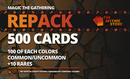 MTG Bulk Repack: 500 Cards (5 Colors) + 10 Rares - The Mythic Store | 24h Order Processing