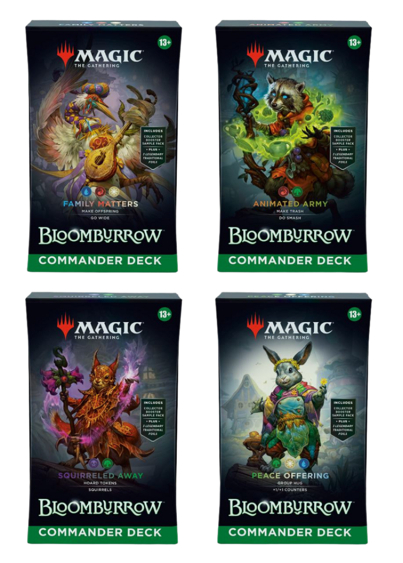 Bloomburrow - Commander Decks (Set of 4) - The Mythic Store | 24h Order Processing