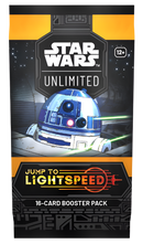 Star Wars Unlimited: Jump to Lightspeed - Booster Pack - The Mythic Store | 24h Order Processing