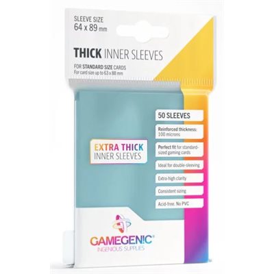 Thick Inner Sleeves Gamegenic - The Mythic Store | 24h Order Processing