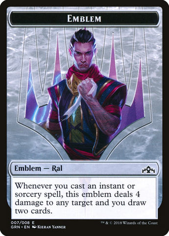 Ral, Izzet Viceroy Emblem [Guilds of Ravnica Tokens] - The Mythic Store | 24h Order Processing