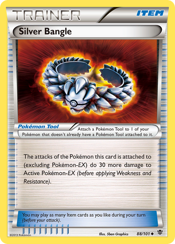 Silver Bangle (88/101) [Black & White: Plasma Blast] - The Mythic Store | 24h Order Processing