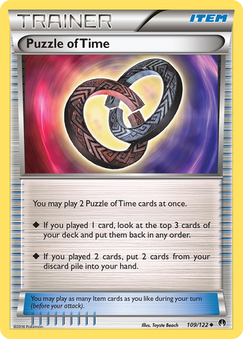 Puzzle of Time (109/122) [XY: BREAKpoint] - The Mythic Store | 24h Order Processing