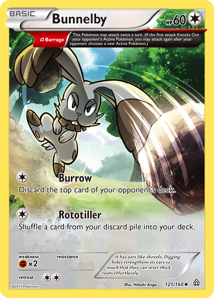 Bunnelby (121/160) [XY: Primal Clash] - The Mythic Store | 24h Order Processing