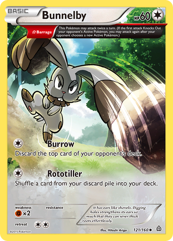 Bunnelby (121/160) [XY: Primal Clash] - The Mythic Store | 24h Order Processing