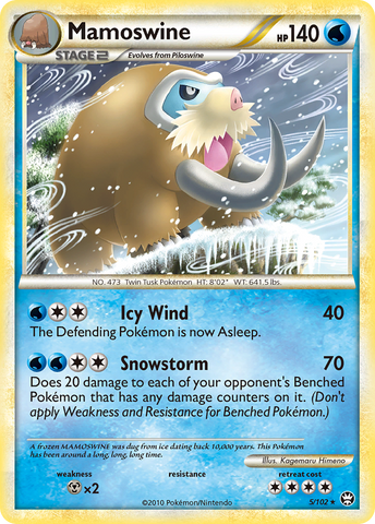 Mamoswine (5/102) [HeartGold & SoulSilver: Triumphant] - The Mythic Store | 24h Order Processing