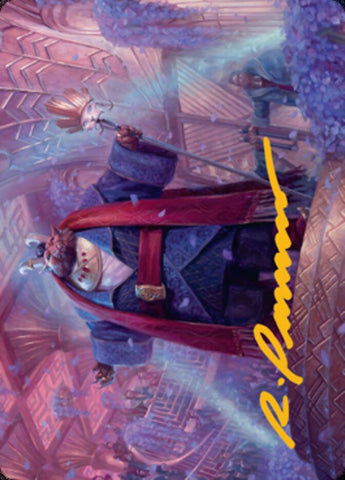 Jetmir, Nexus of Revels 1 Art Card (Gold-Stamped Signature) [Streets of New Capenna Art Series] - The Mythic Store | 24h Order Processing