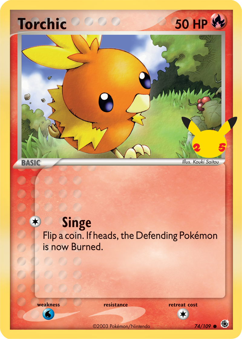 Torchic (74/109) (Jumbo Card) [First Partner Pack] - The Mythic Store | 24h Order Processing