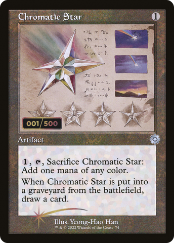 Chromatic Star (Retro Schematic) (Serialized) [The Brothers' War Retro Artifacts] - The Mythic Store | 24h Order Processing