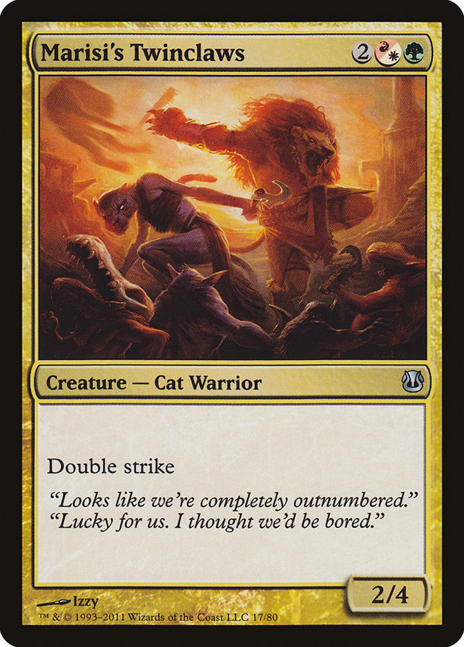 Marisi's Twinclaws [Duel Decks: Ajani vs. Nicol Bolas] - The Mythic Store | 24h Order Processing