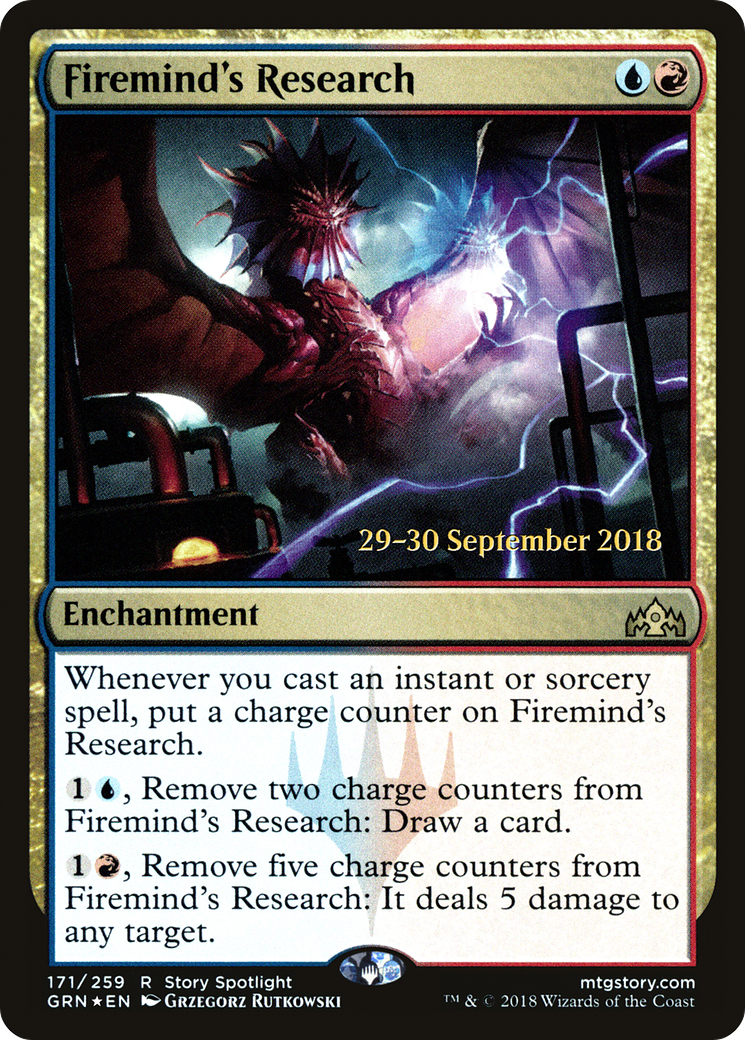 Firemind's Research [Guilds of Ravnica Prerelease Promos] - The Mythic Store | 24h Order Processing