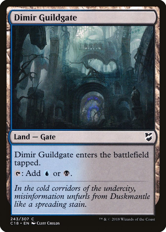 Dimir Guildgate [Commander 2018] - The Mythic Store | 24h Order Processing