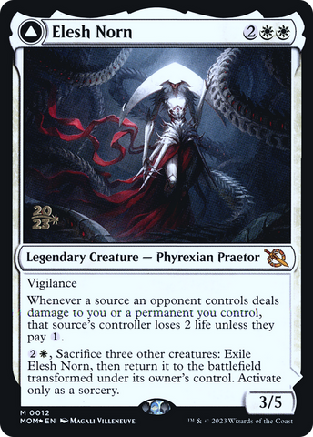 Elesh Norn // The Argent Etchings [March of the Machine Prerelease Promos] - The Mythic Store | 24h Order Processing