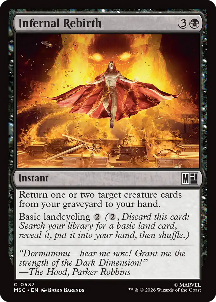 Infernal Rebirth [Marvel Super Heroes Commander] - The Mythic Store | 24h Order Processing