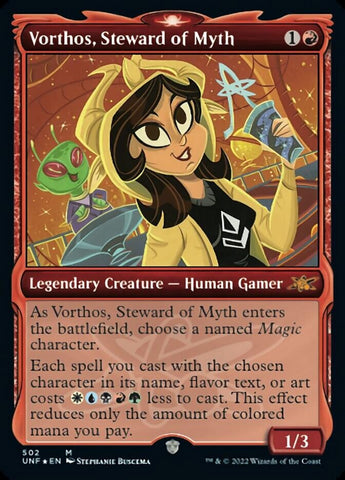 Vorthos, Steward of Myth (Showcase) (Galaxy Foil) [Unfinity] - The Mythic Store | 24h Order Processing