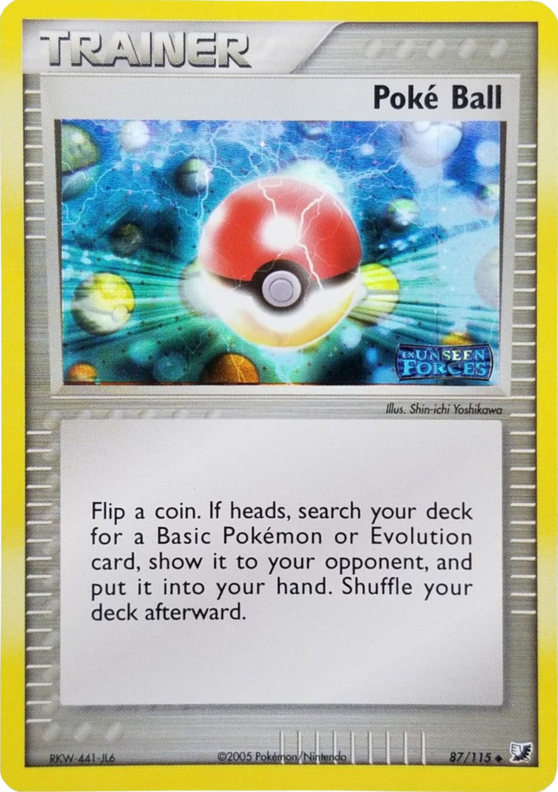 Poke Ball (87/115) (Stamped) [EX: Unseen Forces] - The Mythic Store | 24h Order Processing