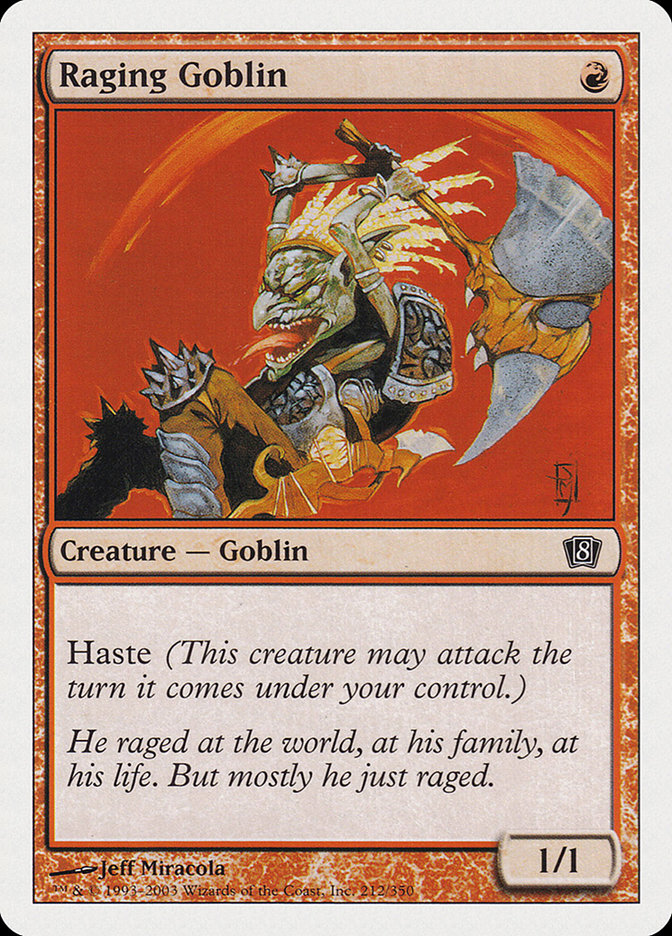 Raging Goblin [Eighth Edition] - The Mythic Store | 24h Order Processing