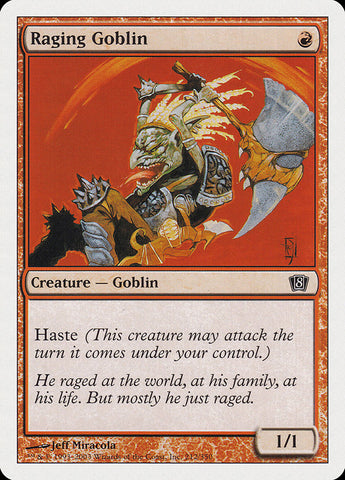 Raging Goblin [Eighth Edition] - The Mythic Store | 24h Order Processing