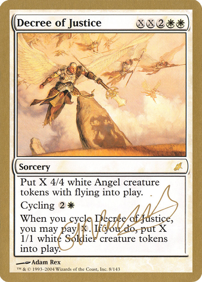 Decree of Justice (Gabriel Nassif) [World Championship Decks 2004] - The Mythic Store | 24h Order Processing