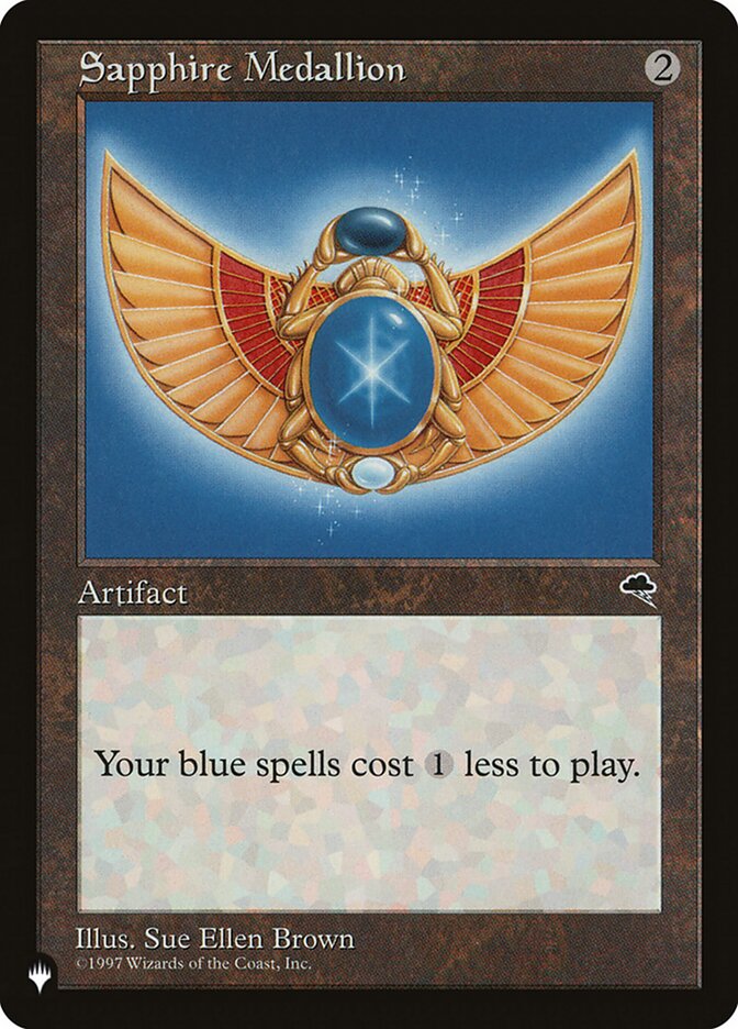 Sapphire Medallion [The List] - The Mythic Store | 24h Order Processing