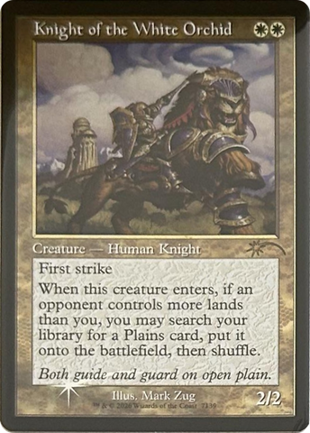 Knight of the White Orchid (7139) (Retro Frame) [Secret Lair Drop Series] - The Mythic Store | 24h Order Processing