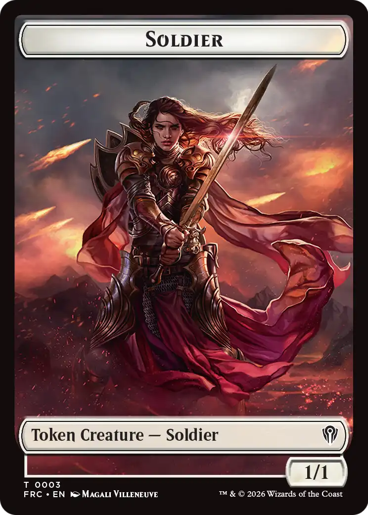 Soldier // Shark Double-Sided Token [Reality Fracture Commander Tokens] - The Mythic Store | 24h Order Processing