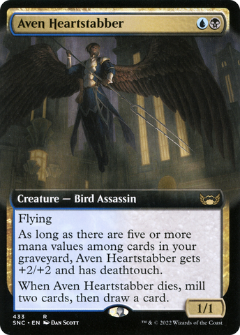 Aven Heartstabber (Extended Art) [Streets of New Capenna] - The Mythic Store | 24h Order Processing