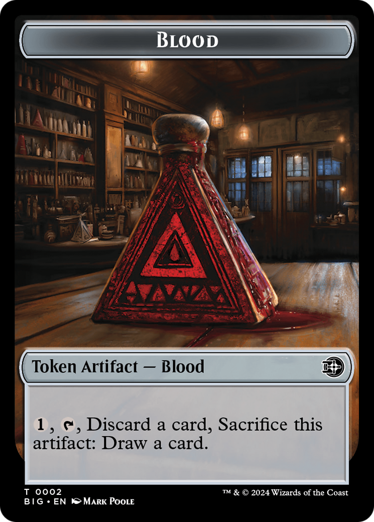 Mercenary // Blood Double-Sided Token [Outlaws of Thunder Junction Tokens] - The Mythic Store | 24h Order Processing