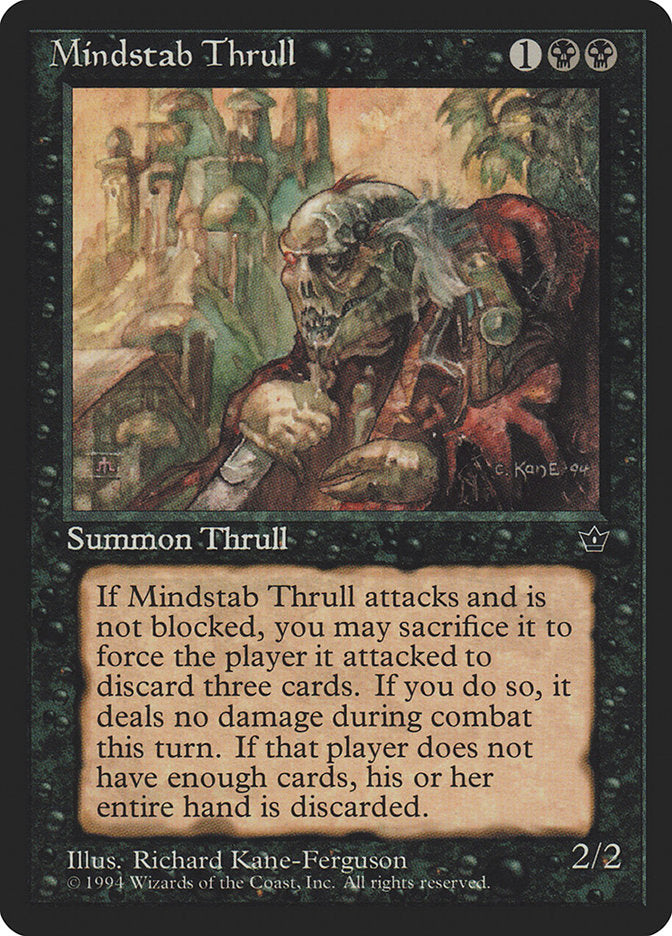 Mindstab Thrull (Richard Kane Ferguson) [Fallen Empires] - The Mythic Store | 24h Order Processing