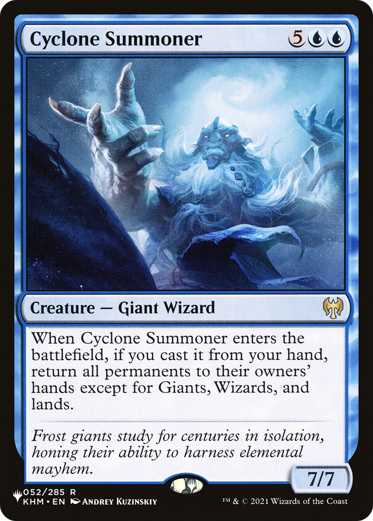 Cyclone Summoner [The List] - The Mythic Store | 24h Order Processing