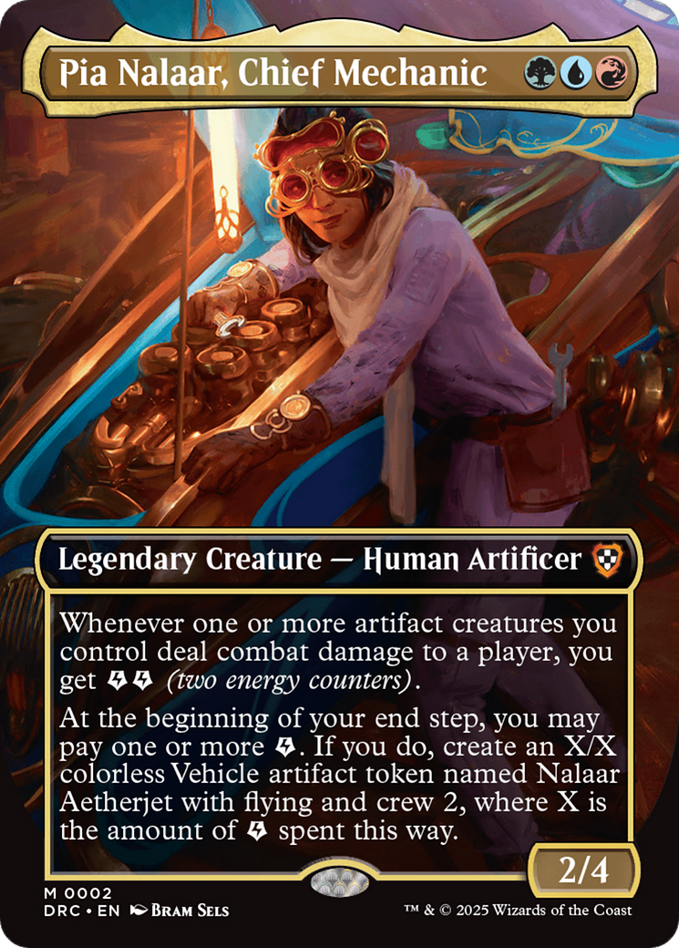 Pia Nalaar, Chief Mechanic (Borderless) [Aetherdrift Commander] - The Mythic Store | 24h Order Processing