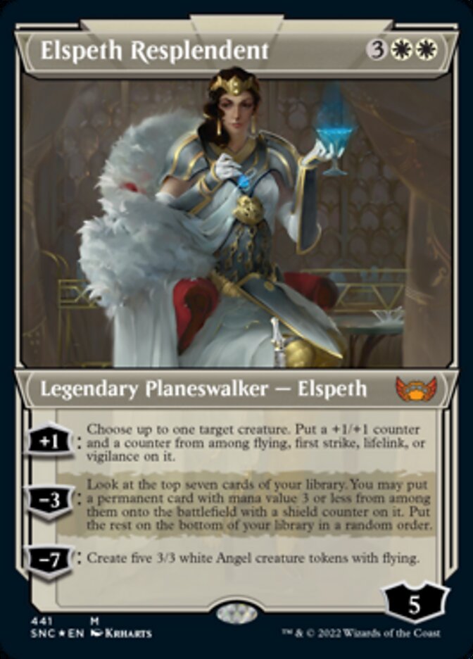 Elspeth Resplendent (Showcase Art Deco Foil Etched) [Streets of New Capenna] - The Mythic Store | 24h Order Processing