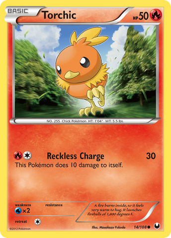 Torchic (14/108) [Black & White: Dark Explorers] - The Mythic Store | 24h Order Processing